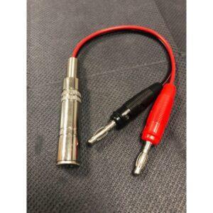 Banana-plug > 6.3mm Adapter Kaabel