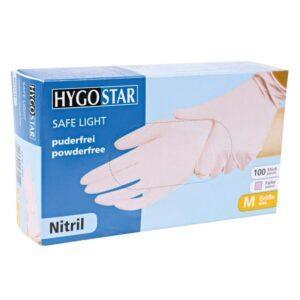 Nitriilkindad Hygostar 100tk - roosad / S-XL